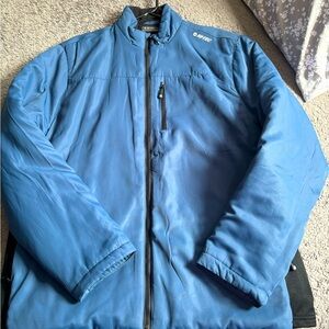 HI-TEC - Sky Blue Lightweight Outdoor Jacket with Raised Collar